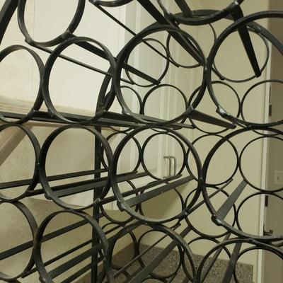 Tall Metal Wine Rack (L-KD)