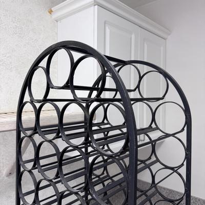 Tall Metal Wine Rack (L-KD)