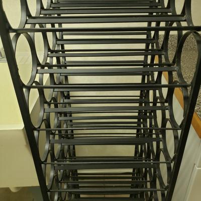 Tall Metal Wine Rack (L-KD)