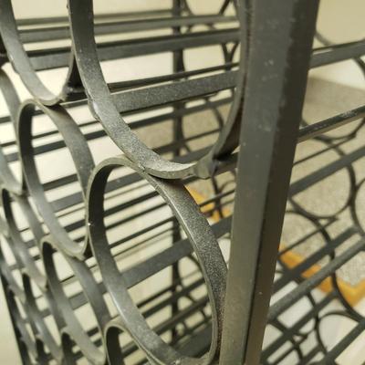Tall Metal Wine Rack (L-KD)