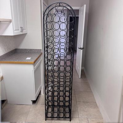 Tall Metal Wine Rack (L-KD)