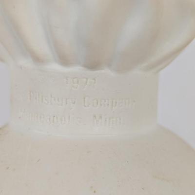 1971/1972 Vintage Pillsbury Dough Boy & Dough Girl Poppin' Fresh Vinyl Figure Swivel Head