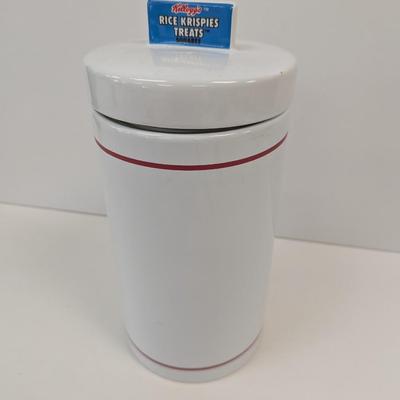 Vintage Kellogg's Rice Krispies Treats Ceramic Cookie Jar Canister