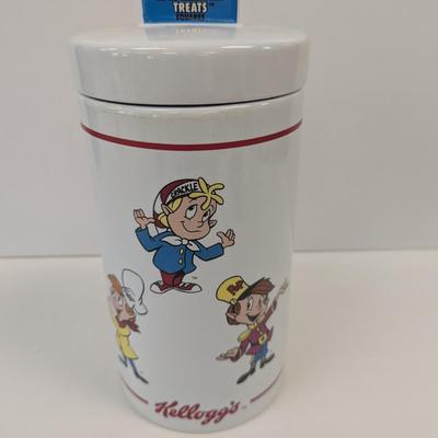 Vintage Kellogg's Rice Krispies Treats Ceramic Cookie Jar Canister