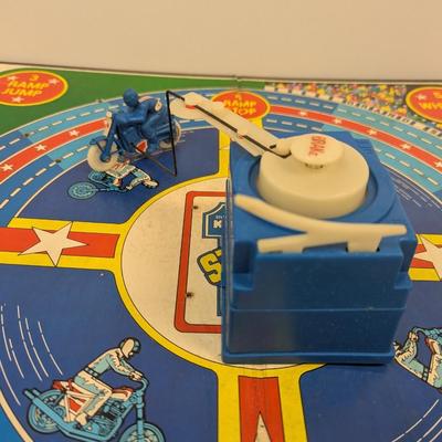 Ideal Evel Knievel Stunt Board Game