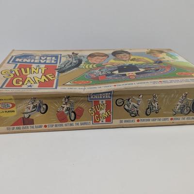 Ideal Evel Knievel Stunt Board Game