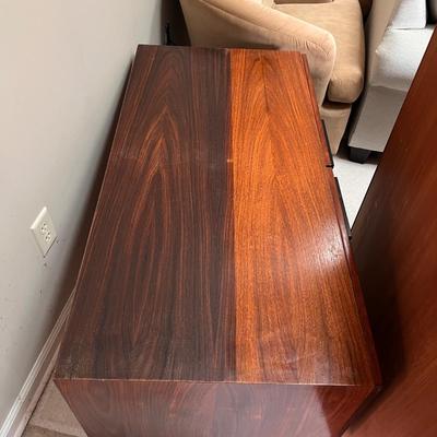 Three Piece MCM Rosewood Display Cabinet (LR-RG)