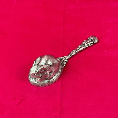Lot B 545 Salisbury Pewter Bunny Rabbit Scoop