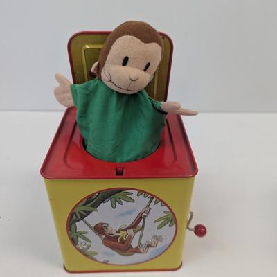 Schilling Curious George Jack-In-The-Box Music Box