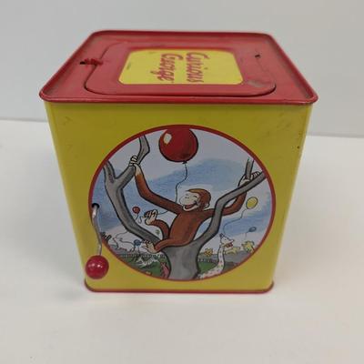 Schilling Curious George Jack-In-The-Box Music Box