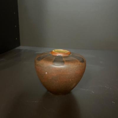 Conant Custom Brass Vase, Signed Pottery, & More (LR-MG)