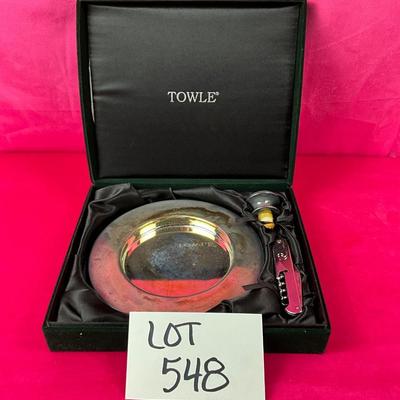 Lot B 548 Towle Silversmiths 3 pc Bar Set