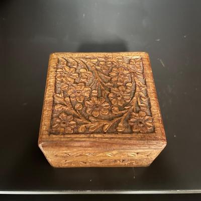Ornate Trinket Boxes & Pyrographed Wood Planters (LR-MG)