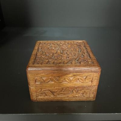 Ornate Trinket Boxes & Pyrographed Wood Planters (LR-MG)