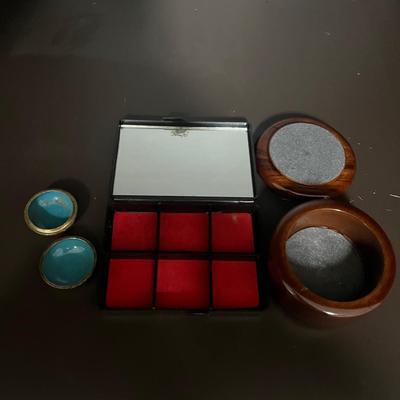 Ornate Trinket Boxes & Pyrographed Wood Planters (LR-MG)