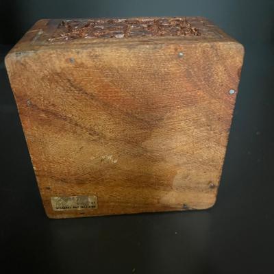 Ornate Trinket Boxes & Pyrographed Wood Planters (LR-MG)