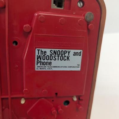 Vintage Snoopy & Woodstock Phone
