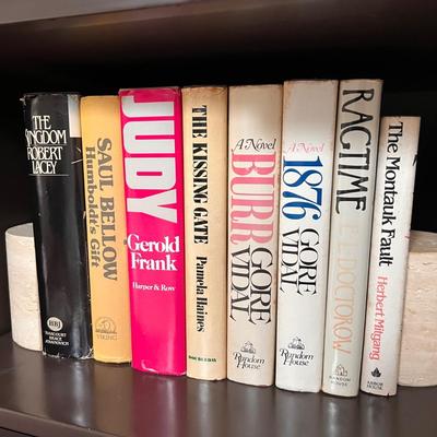 James Michener, Gore Vidal & More Novels Plus Bookends (SR-RG)
