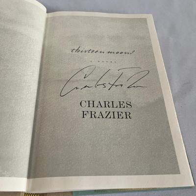 Signed First Trade Edition Novel "Thirteen Moons" by Charles Frazier (LR-MG)