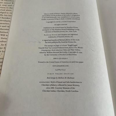 Signed First Trade Edition Novel "Thirteen Moons" by Charles Frazier (LR-MG)