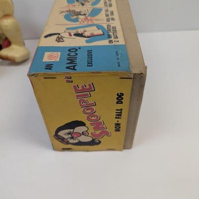 Vintage Toys & Snoopie Empty Box