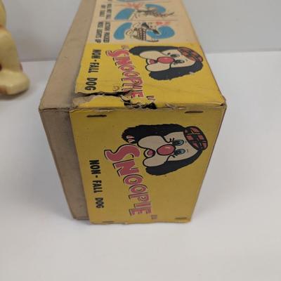 Vintage Toys & Snoopie Empty Box