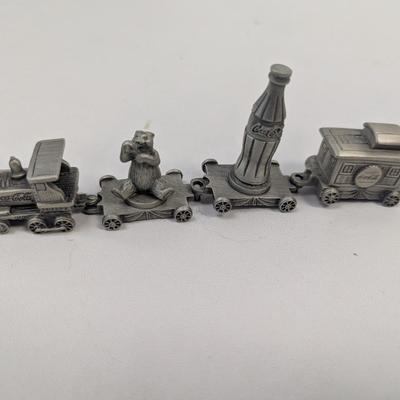 Coca-Cola Pewter Train Set