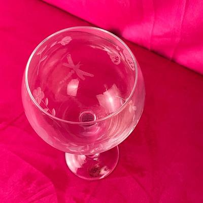 Lot B 554 Lenox Butterfly Meadow Glasses Goblets NEW