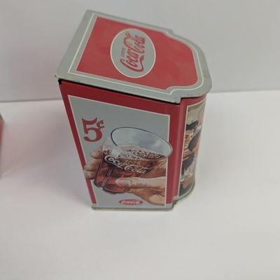 Coca-Cola Napkin Holder Tin & LE Collectible