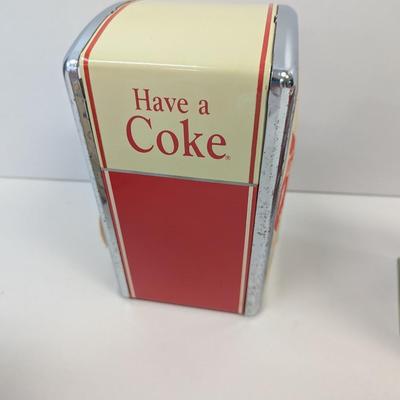 Coca-Cola Napkin Holder Tin & LE Collectible