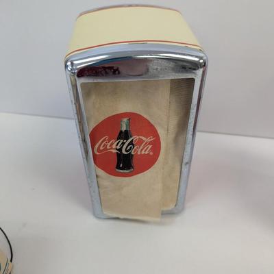 Coca-Cola Napkin Holder Tin & LE Collectible