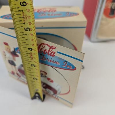 Coca-Cola Napkin Holder Tin & LE Collectible