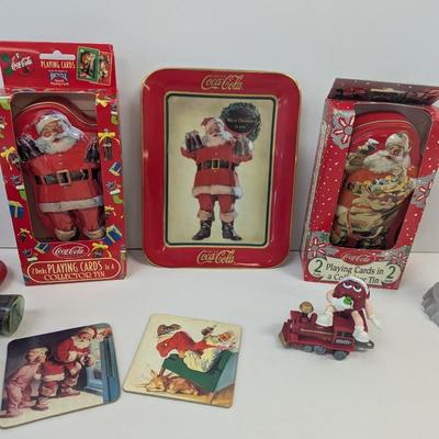 Coca-Cola Collectibles Playing Cards & Tins Bobble Heads