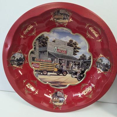 Coke-Cola Tin Collectibles 10"
