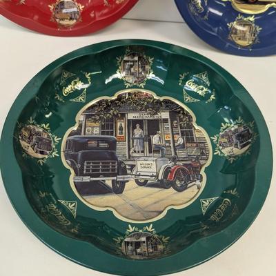 Coke-Cola Tin Collectibles 10"
