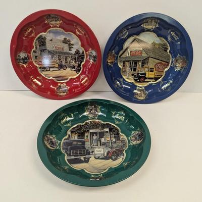 Coke-Cola Tin Collectibles 10"