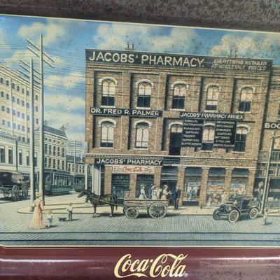 Coca-Cola Advertising Tins Approx 17 1/2" x 12 3/4" Lot 1