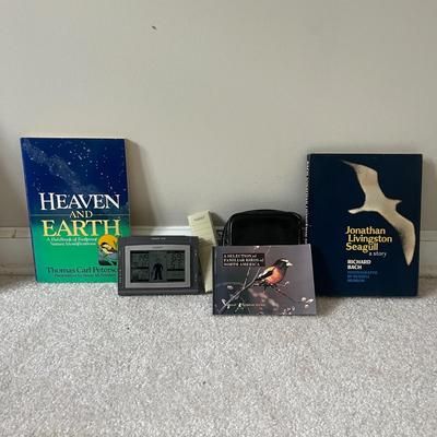 La Crosse Weather Station, Binoculars & Bird Books (LR-MG)
