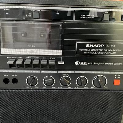 Sharp Portable Cassette Sound System