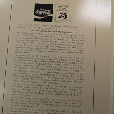 Coca-Cola Tin Trays Lot 7