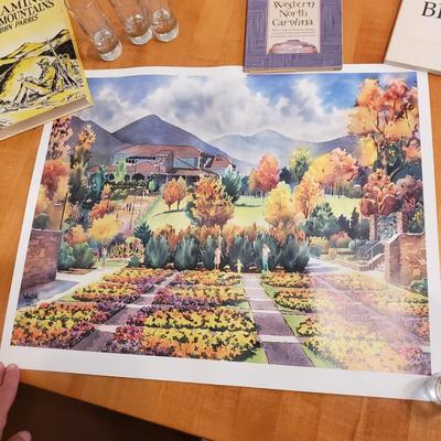 Signed Vasilik Print w/ Local Asheville Books (K-KD)