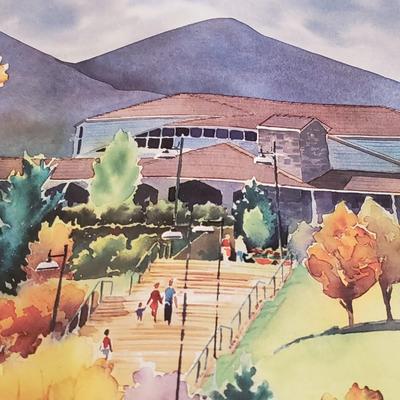 Signed Vasilik Print w/ Local Asheville Books (K-KD)