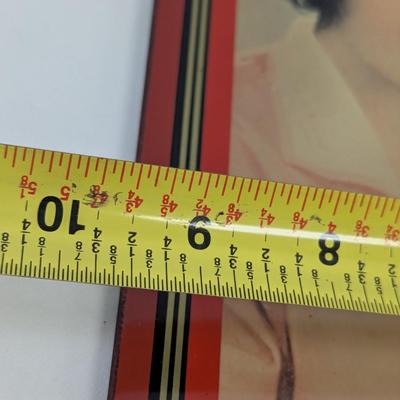 Vintage 1981 Metal Coca-Cola Calendar Sign With Date Cards