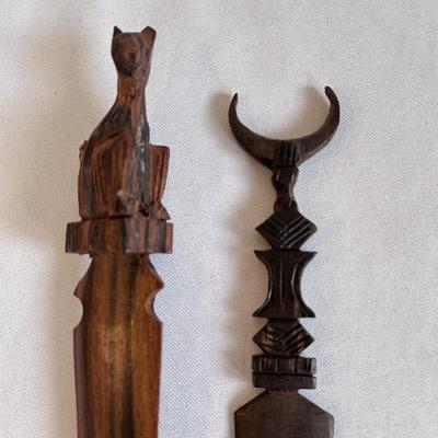 Hand-carved Wooden Dragon and Other Crafted Knick-Knacks (GB-DZ)