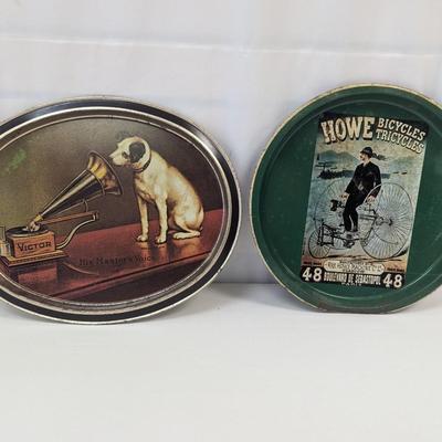 His Master's Voice RCA Victor Nippe & Howe Bicycles Tricycles Trays