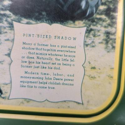 John Deere Model "A" Tractor Tray & Fairbanks Morse Jack-Of-All-Trades Gas Engine Sign
