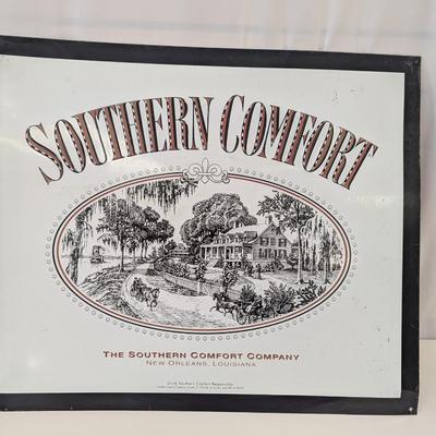 Southern Comfort Raised Letter Metal Sign Approx 24" x 20"