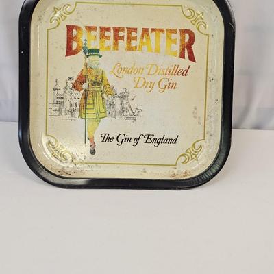 Beefeater London Distilled Dry Gin Metal Sign Approx 13" x 13"