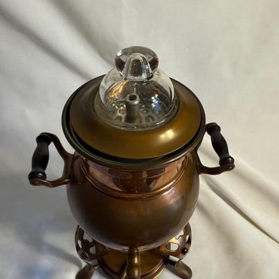 Landers, Frary & Clark Copper Coffee Percolator (LR-BM)