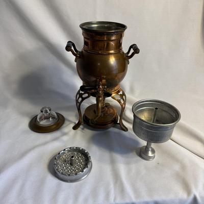 Landers, Frary & Clark Copper Coffee Percolator (LR-BM)